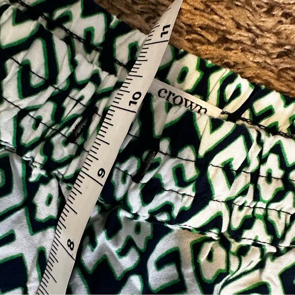 Crow & ivy women’s shorts‎ petite large green pink - Picture 5 of 8